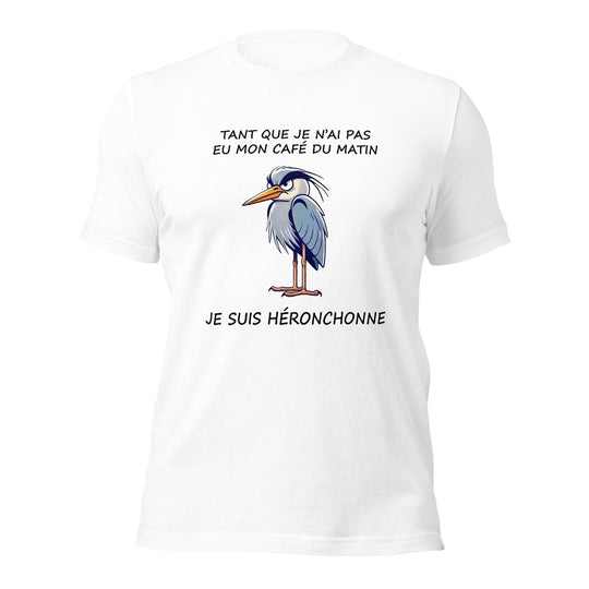 T-shirt Femme Je suis héronchonne